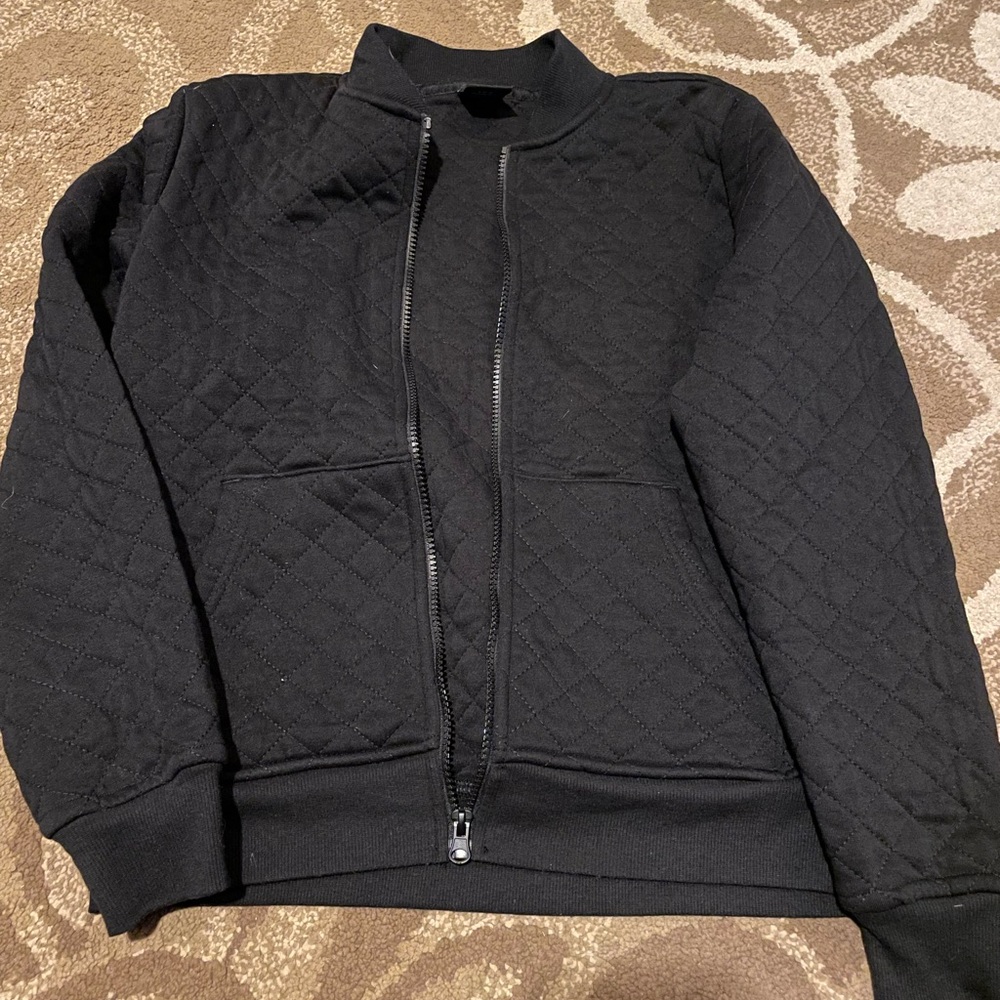 Athletic Works Black Quilted Jacket